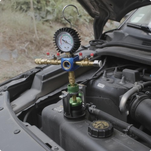 Cooling system vacuum - system, refill
